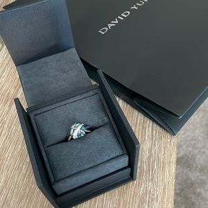 David Yurman Cable Wrap Ring with Diamonds